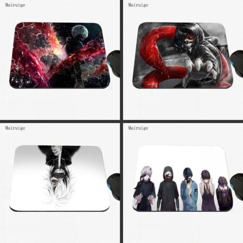 Mairuige Tokyo Ghoul Laptop Gaming Mice Mousepad anime mats Support DIY padmouse Antiskid Rubber table Gaming Mousepads as