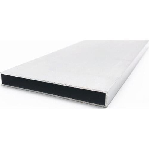 10mm*80mm*1mm square tube aluminum alloy hollow pipe rectangle straight duct vessel 100/200/300/400/500/550mm length