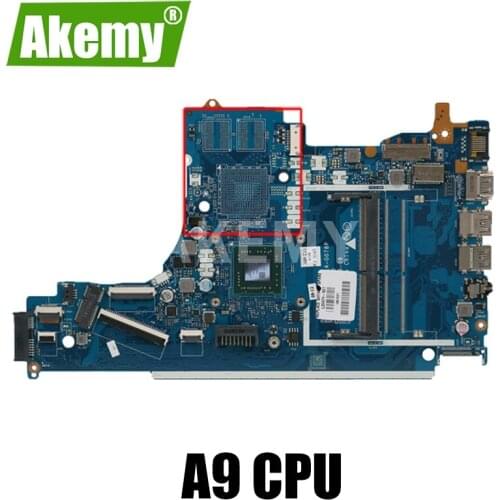For HP 15-DB Laptop motherboard With A9 CPU A9-9425 DDR4 EPV51 LA-G078P L20477-601 L20477-001 Mainboard 100% Fully Tested