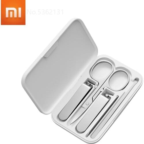 Xiaomi Mijia Stainless Steel 5pcs Nail Clippers Set Trimmer Pedicure Care Clippers Nail File Earpick Professional Nails Manicure