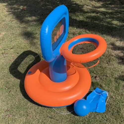 Inflatable Swimming Rings Water Basketball Childrens Floating Hoop Ring Toss Game Swimm Pool Toy Kids Water Sport Outdoor Fun