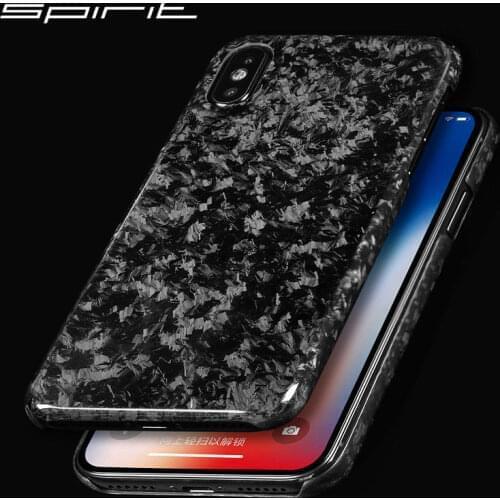 NEW Forged Composite Real Carbon Fiber Mobile Phone Case Full Cover For iPhone X