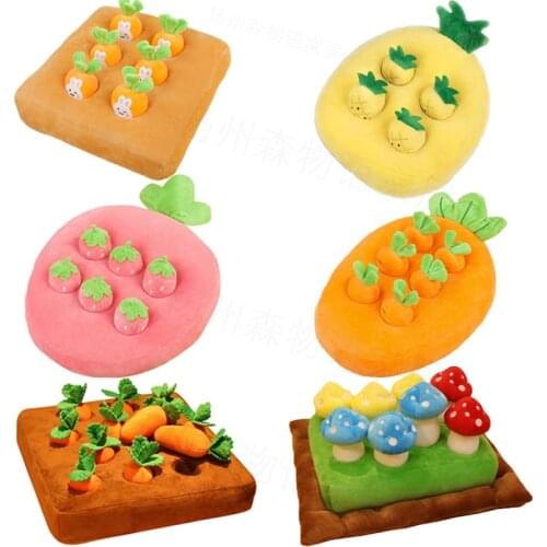 Vegetable Garden Carrot Soft Plush Toy Picking Game Baby Educational Toys for Kids Baby Birthday Christmas Gift