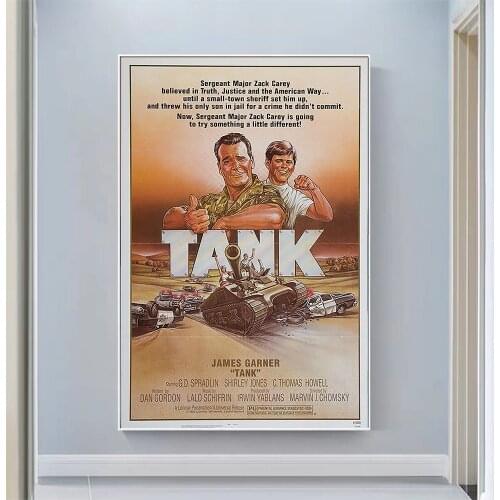 CP1510 Tank Classic Hot Movie Print Silk Fabric Poster Indoor Wall Art Decor Gift
