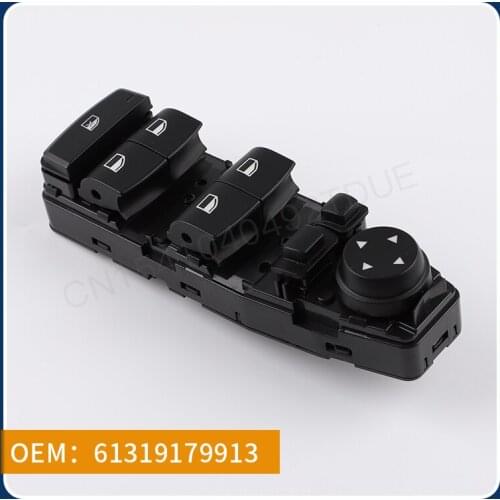 Suitable for BMW 5 Series/X3 front left lifter switch 6131979913/61319241955/61319238239 auto parts