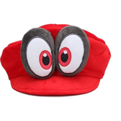 Game Super Odyssey Cappy 3D Hat Adult Child Anime Cosplay Cap Super Bros Plush Toy Dolls