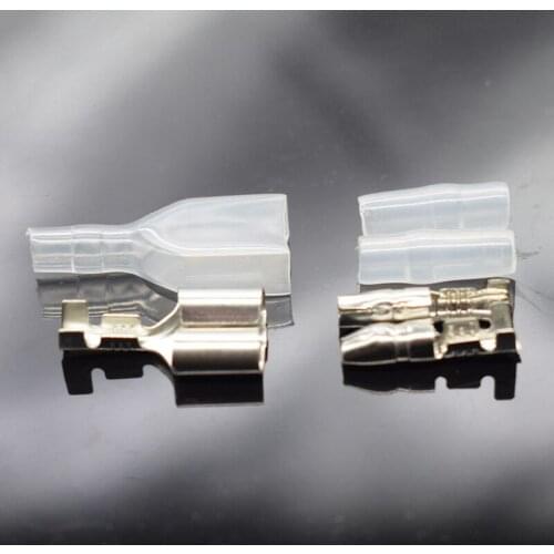 The bullet cold-press terminal Yituo plug type terminal 2 The bullet points 2 male female terminal 4 mm diameter