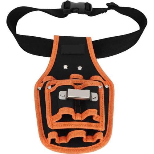 Oxford Cloth Pocket Tool Bag Adjustable Tool Storage Belt Heavy Duty Professional Waist Work Pouch For Electricians Technician