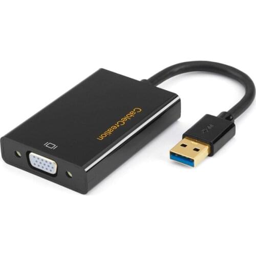 USB to VGA (Display Link Chipset),SuperSpeed USB 3.0 to VGA External Video Card for Windows,Mac and More,Most Compatible Resolut