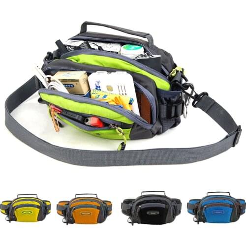 Waterproof Running Bag Outdoor Sport Waist Belt Bag Women Gym Fitness Jogging Bottle Pouch Women Men Shoulder Bag Waist Pack