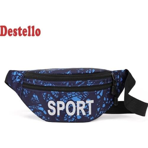 Oxford Waterproof Outdoor Sports Waist Bag Men Multifunction Running Bag Sports Fanny Bag Belt Bags Bumbag Crossbody Men Bag