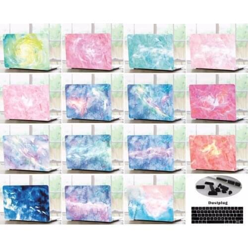 Laptop Hard Shell Case Keyboard Cover Skin Dust Plugs Set For 11 12 13 15" Apple Macbook Pro Air Retina Touch Bar A1706 A1707 SR