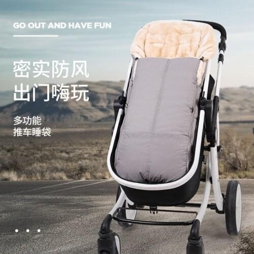Winter Baby Stroller Sleeping Bags Warm Envelope Newborn Infant Windproof Baby Cocoon Stroller Sleepsacks Footmuff Bb50
