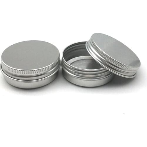 1000pcs/lot 30g Aluminum Jars 1oz Silver Aluminum Cream Jars 30ml Aluminum Tin Custom Printed Logo Contact Us