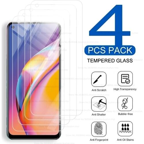 4PCS 9d hd screen protector tempered glass for oppo reno4z reno5z reno4 z reno 5z 4z 5 lite 4 light 4lite 5lite protective film