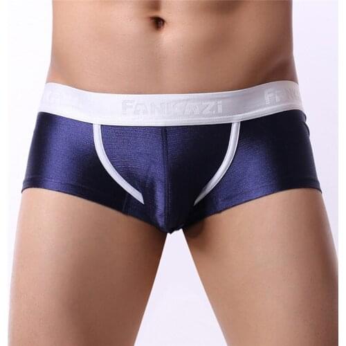 Men Underwear Boxers Low Waist Silky Cuecas Boxers Men Homme Boxershorts Men Male Panties calzoncillos Boxers Trunks