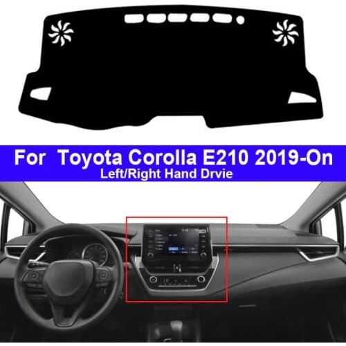 Car Dashboard Cover Dash Mat Carpet Cape For Toyota Corolla E210 2019 -On LHD RHD Auto Dashmat 2020 2021 Sunshade Anti-dirty