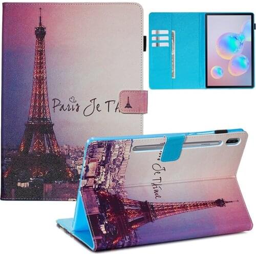 For Samsung Galaxy Tab S6 10.5inch T860 T865 PU Leather Case Cover Tablet Protective Cases for Tab S6 2019 10.5 SM-T860 SM-T865