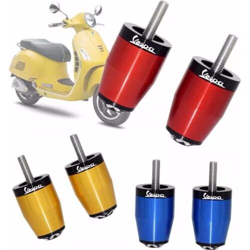 For Vespa LT LX GT GTS GTV 60 125 150 200 250 300 300ie Motorcycle Accessories CNC Handlebar Grips Handle Bar Cap End Plugs
