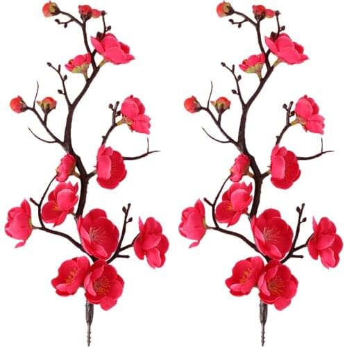 Home Decor Artificial Flowers Simulation Plants Silk Cloth Floral Store Office Ornaments Vivid Iron Wire Wedding Decoration 28cm