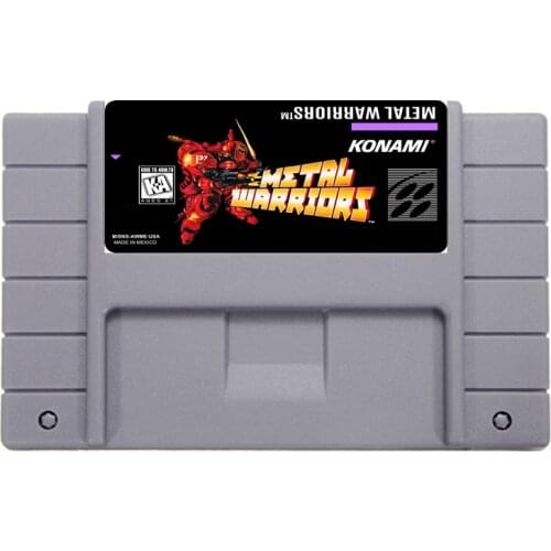 Hot Selling 16bit 46pin Super Game Card - Metal Warriors