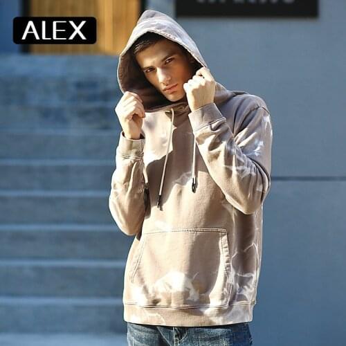 Alex Plein Hoodies Tie Dye Oversized Streetwear One Piece Mens Fashion Basic Essentail Mens Fashion Couple Clothing 2020Winter