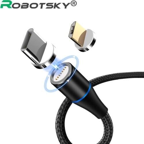 Magnetic Micro USB Cable 3A Type C Fast Charging Data Wire Phone Magnet Charger Adapter USB-C Type-C Cable for Samsung Galaxy