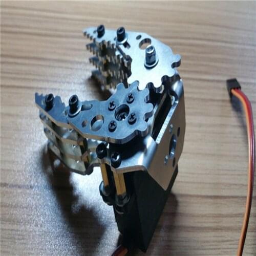 Full Metal Robotic Arm Gripper Claw Paw Clamp Talon Robot Mechanical Claw Compatible With MG996R For DIY Robot Manipulator Toy
