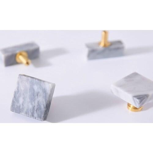 Marble knob/Multi Design Minimalism Cabinet Knobs Simple European brass chest pulls Knob Drawer Handle Furniture Knobs