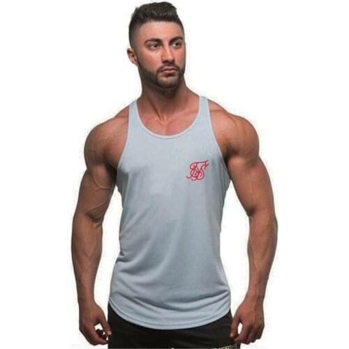 Mens Tank Top Gym Stringer Singlets Fitness 3D printing Clothing Workout Cotton Sleeveless Shirt Summer Undershirt Vest Male