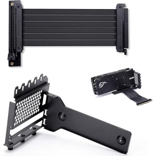PHANTEKS Veritcal VGA Bracket PCI-E 3.0 7Slot Mounting GPU Extension Wire Anti Interference X16 Vertical Install GPU Holder