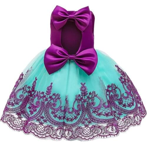 Girls Dress Girls Elegant Sleeveless Tutu Princess Kids Dresses For Girls Lace Wedding Party Dress for New Year Children Clothes