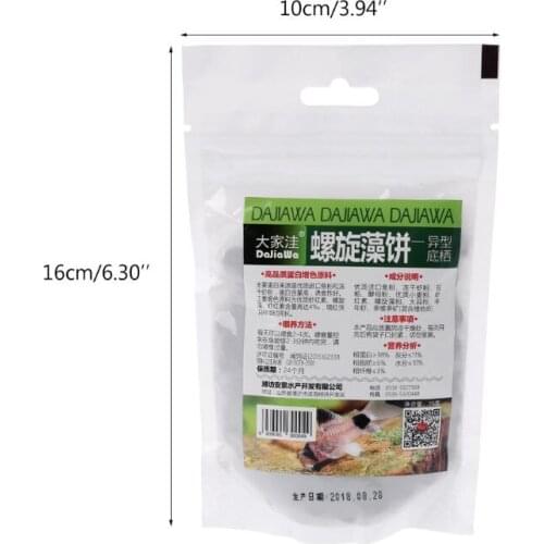 Aquarium Spirulina Algae Wafers Tablets Tropical Fish Delicious Food Feeding