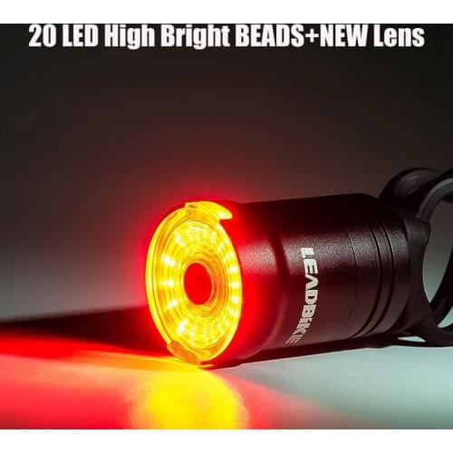 Bike Smart Auto Brake Sensing Light IPx6 Waterproof Tail Light USB Rechargeable Cycling LED Bicycle Rear Light Road Accessories