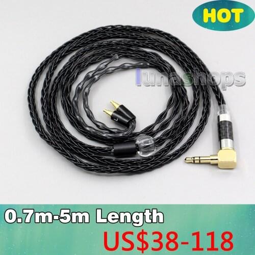 XLR Balanced 3.5mm 2.5mm 8 Cores Silver Plated Headphone Cable For Sennheiser IE40 Pro LN006355