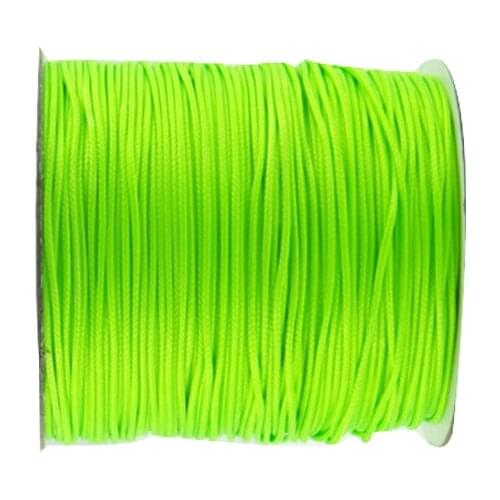 200yds/roll+0.5mm Neon Green Colorfast Korea Polyester Wax Cord Waxed Thread+Jewelry Bracelet Necklace Wire String Accessories