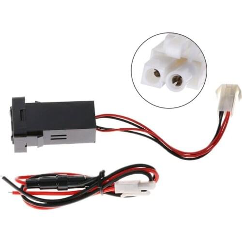 12V 2.1A Dual USB 2 Port Car Charger Socket Lighter Adapter For Toyota Corolla