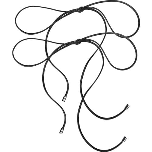 2 Packs - Black Vintage Women Skinny Thin Stylish PU Waist Belt Waistband