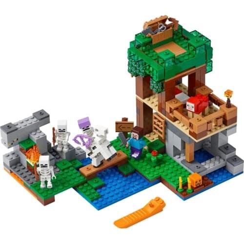 463pcs Compatible my world 21146 skeleton attack building blocks 5 Toy