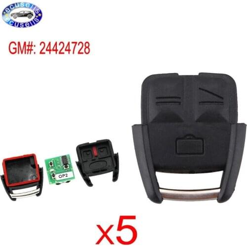 5PCS*Alarm Remote Control key fob for Opel Vauxhall Vectra Zafira 3 Buttons 433.92MHz