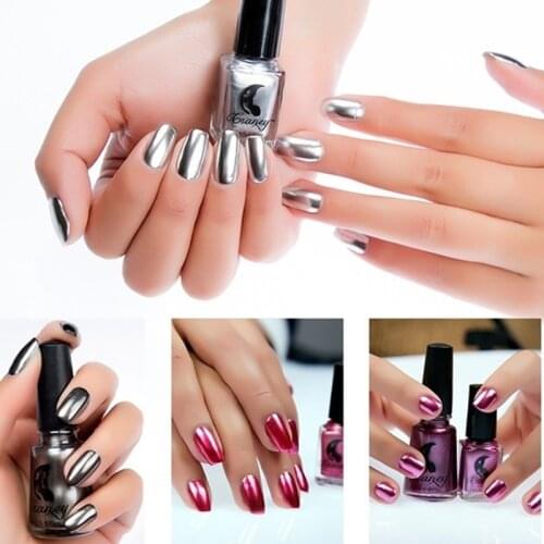 6ml Makeup Metallic Mirror Effect Manicure Tool Nail Art Polish Varnish Sticker Nail Art & Beauty Tools