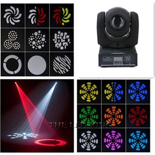 6PCS 90W LED Inno Pocket Spot Mini Moving Head Light 60W DMX dj 7 gobos effect stage lights