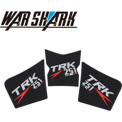 For Benelli TRK 251 2018-2019 Motorcycle Accessories Non-Slip Decals Fuel Tank Knee Traction Pad Side 3M Protective Stickers