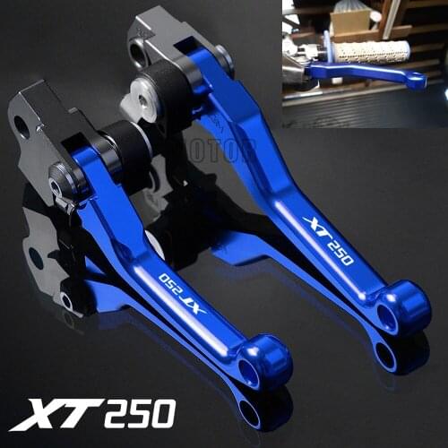 For Yamaha XT250 XT 250 2005-2017 2016 2015 CNC Aluminum Motorcycle Dirtbike Dirt Pit Bike Motocross Pivot Brake Clutch Levers
