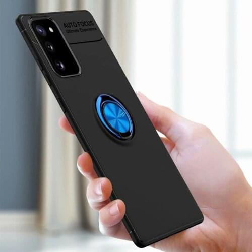 For Samsung S20 FE Case S20FE S20 Ultra S20 Fan Edition Case Magnetic Ring Stand Soft Cover For Samsung Galaxy Note 20 Ultra