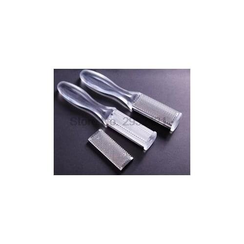 By dhl or ems 100pcs High Quality Double Side Foot Rasp File Callus Remover Dead Skin Remover Pedicure Foot Care Tool