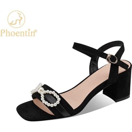 Elegant pearl string bead Sandals 2021 Summer Womens Open Toe High Heels Sandals ladies Plus Size 43 office shoes FT1575