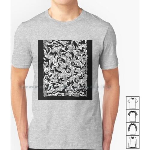 Dragon Bodies T Shirt 100% Cotton Figure Abstract Love Group Geometric Party Couples Bw Hearts Skin Tantra Kamasutra Sex