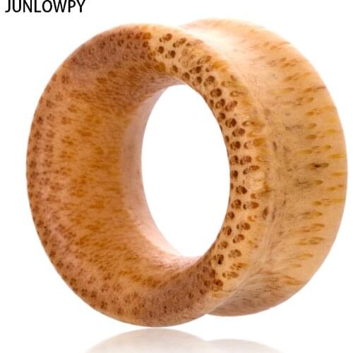 JUNLOWPY Fashion bamboo wood ear tunnel plugs earring gauge expander fancy piercing body jewelry mix 8-20mm flesh tunnel 70pcs