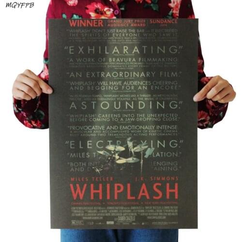 Movie Whiplash Kraft Paper Poster Home Wall Room Decoration Painting 50.5x35cm